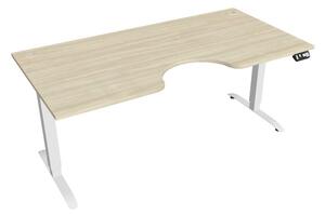 Elektricky výškovo nastavitelný stôl Hobis Motion Ergo - 2M segmentový, pamäťový ovládač Šírka: 180 cm, Farba dosky: biela, Farba kovu: biela RAL 9016
