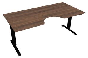 Elektricky výškovo nastaviteľný stôl Hobis Motion Ergo - 2 segmentový, štandardný ovládač Šírka: 180 cm, Farba kovu: čierna RAL 9005