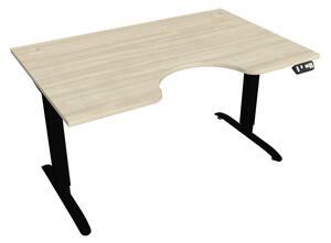 Elektricky výškovo nastavitelný stôl Hobis Motion Ergo - 2M segmentový, pamäťový ovládač Šírka: 140 cm, Farba dosky: biela, Farba kovu: sivá RAL 9006