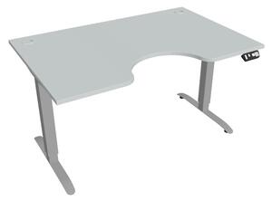 Elektricky výškovo nastavitelný stôl Hobis Motion Ergo - 2M segmentový, pamäťový ovládač Šírka: 140 cm, Farba kovu: sivá RAL 9006