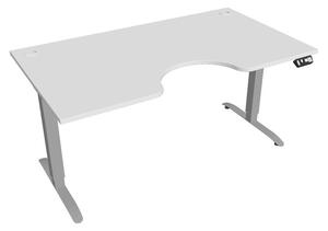 Elektricky výškovo nastavitelný stôl Hobis Motion Ergo - 2M segmentový, pamäťový ovládač Šírka: 160 cm, Farba kovu: sivá RAL 9006