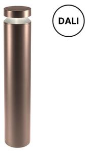 REDO 90506-DALI XGROW vonkajšie stojanové svietidlo/stĺpik SMD LED V800mm 24W 3017/1706lm 3000K IP65 hrdzavohnedá