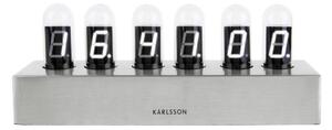 KARLSSON Stolné hodiny Cathode Brushed 28 x 11 cm