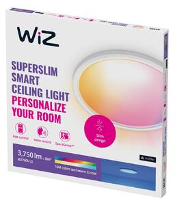 WiZ SuperSlim LED stropné svietidlo RGBW Ø54cm biele