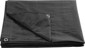 Plachta Tarpaulin Strong 2x4 m, 200 g/m, zakrývacia, antracit, s okami