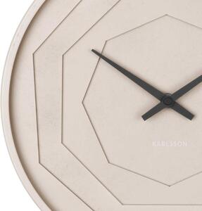 KARLSSON Nástenné hodiny Layered Origami – šedé