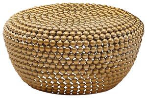 KONFERENČNÝ STOLÍK, zlatá, kov, 60/60/30 cm MID.YOU - Online Only zostavy, Online Only