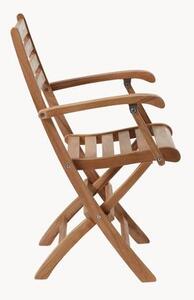 Záhradná stolička z tíkového dreva s opierkami York