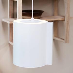 Dyberg Larsen Wum závesná lampa Ø 18,5 cm biela