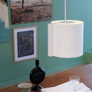 Dyberg Larsen Wum závesná lampa Ø 23 cm biela