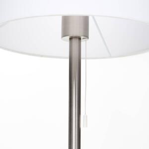Stolná lampa Lindby Alomira, 52 cm, nikel