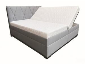 Manželská posteľ 160 cm Klissa (svetlosivá) (s pružinovým matracom) (bez roštu). Vlastná spoľahlivá doprava až k Vám domov. 1052033