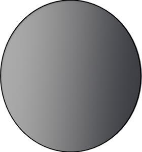 Zrkadlo THIN kruhové LED v čiernom rámiku D1200