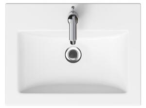 Kúpeľňová skrinka s umývadlom CERSANIT - SET 966 LARA COMO 60 - ŠEDÁ DSM (S801-213-DSM)