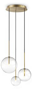 Ideal lux 339702 závesné stropné svietidlo EQUINOXE G4 | na lanku | bronz