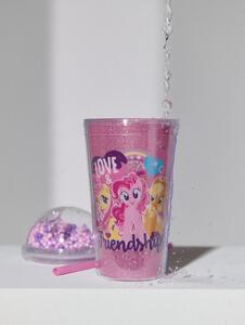 Sinsay - Hrnček s viečkom, guľôčkami a slamkou My Little Pony - viacfarebná