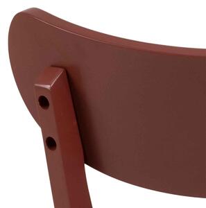 Hnedá Jedálenská stolička Roxby – oranžová 79,5 × 45 × 55 cm ACTONA