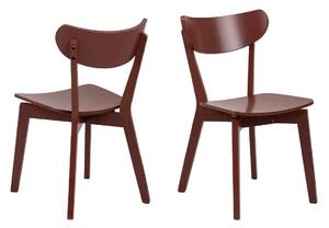 ACTONA Jedálenská stolička Roxby – oranžová / set 2 ks 79,5 × 45 × 55 cm