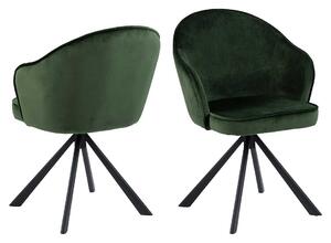 Stolička Mitzie – zelená 81,5 × 57 × 58,5 cm