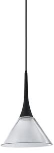 Ideal lux 353647 LED závesné stropné svietidlo COCKTAIL | 7W integrovaný LED zdroj | 230lm | 3000K | na lanku | sťahovacie | čierna