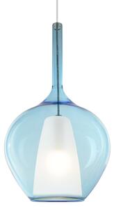 Ideal lux 359588 závesné stropné svietidlo KALIQUE E27 | sťahovacie | na lanku | modrá
