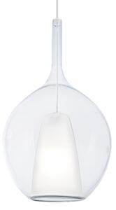 Ideal lux 359670 závesné stropné svietidlo KALIQUE E27 | sťahovacie | na lanku | biela