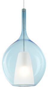 Ideal lux 359694 závesné stropné svietidlo KALIQUE E27 | sťahovacie | na lanku | modrá