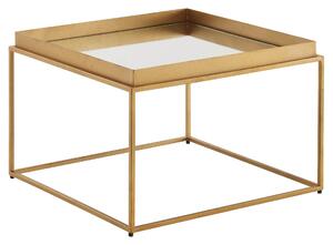 KONFERENČNÝ STOLÍK, zlatá, kov, 60/60/41 cm MID.YOU - Online Only zostavy, Online Only