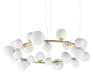 Ideal lux 363370 závesné stropné svietidlo PERLAGE G9 | sťahovacie | na lanku | biela