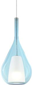 Ideal lux 360089 závesné stropné svietidlo KALIQUE E27 | sťahovacie | na lanku | modrá