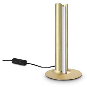 Ideal lux 362533 LED stolná lampička DORICA | 8W integrovaný LED zdroj | 340lm | 3000K | vypínač | bronz