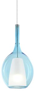 Ideal lux 360041 závesné stropné svietidlo KALIQUE E27 | sťahovacie | na lanku | modrá