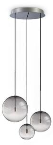 Ideal lux 364834 závesné stropné svietidlo EQUINOXE G4 | sťahovacie | na lanku | čierna