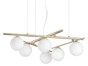 Ideal lux 365121 závesné stropné svietidlo ATLAS G9 | sťahovacie | na lanku | zlatá
