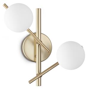 Ideal lux 365084 nástenné svietidlo ATLAS G9 | zlatá