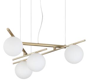 Ideal lux 365107 závesné stropné svietidlo ATLAS G9 | sťahovacie | na lanku | zlatá