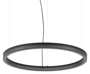 Ideal lux 365015 LED závesné stropné svietidlo CROWN | 43W integrovaný LED zdroj | 1020lm | 3000K | sťahovacie | na lanku | čierna