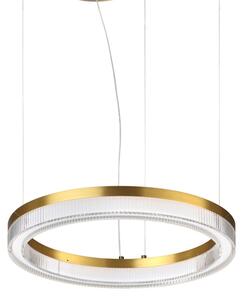 Ideal lux 364964 LED závesné stropné svietidlo CROWN | 21W integrovaný LED zdroj | 1380lm | 3000K | sťahovacie | na lanku | bronz