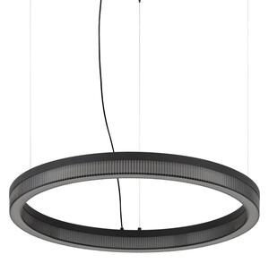 Ideal lux 365008 LED závesné stropné svietidlo CROWN | 31W integrovaný LED zdroj | 780lm | 3000K | sťahovacie | na lanku | čierna