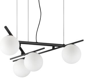 Ideal lux 365091 závesné stropné svietidlo ATLAS G9 | sťahovacie | na lanku | čierna