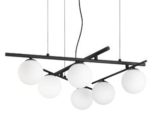 Ideal lux 365114 závesné stropné svietidlo ATLAS G9 | sťahovacie | na lanku | čierna