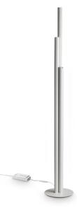 Ideal lux 366227 LED stojacia lampa DORICA | 66W integrovaný LED zdroj | 3840lm | 3000K | vypínač | biela