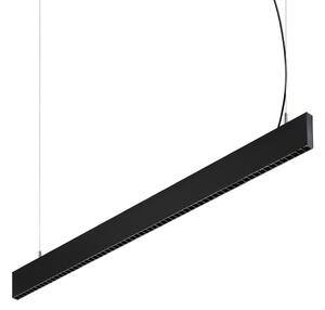 Ideal lux 368931 LED závesné stropné svietidlo STEEL | 30W integrovaný LED zdroj | 2870lm | 3000K | sťahovacie | na lanku | čierna