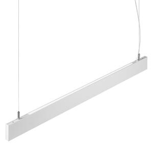 Ideal lux 368832 LED závesné stropné svietidlo STEEL | 38W integrovaný LED zdroj | 3050lm | 3000K | sťahovacie | na lanku | biela