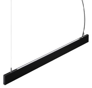 Ideal lux 367606 LED závesné stropné svietidlo STEEL | 38W integrovaný LED zdroj | 3050lm | 3000K | sťahovacie | na lanku | čierna