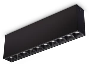 Ideal lux 369945 LED bodové stropné svietidlo LIKA | 21W integrovaný LED zdroj | 1390lm | 3000K | čierna