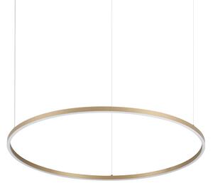 Ideal lux 370514 LED závesné stropné svietidlo ORACLE | 53W integrovaný LED zdroj | 2770lm | 3000K | sťahovacie | na lanku | bronz