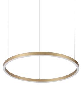 Ideal lux 370408 LED závesné stropné svietidlo ORACLE | 29W integrovaný LED zdroj | 1590lm | 3000K | sťahovacie | na lanku | bronz