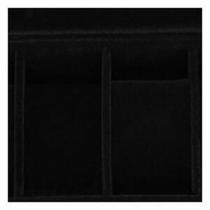 SPRINGOS Škatuľka na hodinky SPRINGOS COBALT 6 čierna/čierna