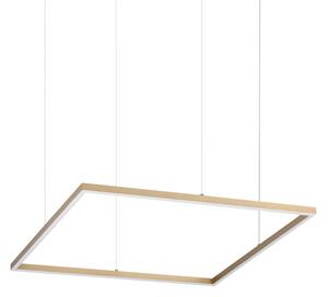 Ideal lux 370484 LED závesné stropné svietidlo ORACLE | 44W integrovaný LED zdroj | 2180lm | 3000K | sťahovacie | na lanku | bronz